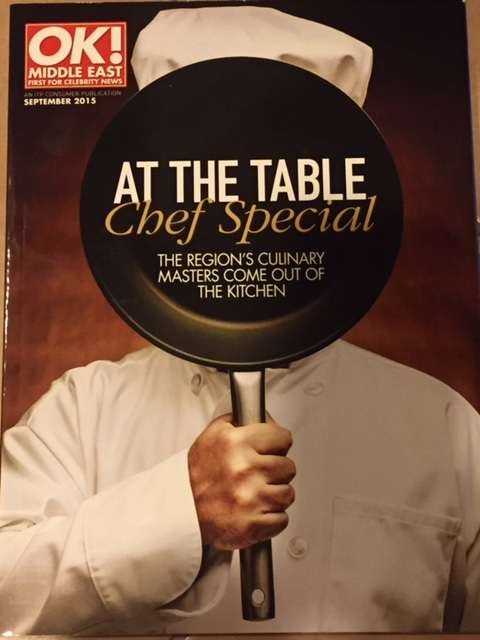 OK! Middle East September 2015 cover, At the Table Chef Special